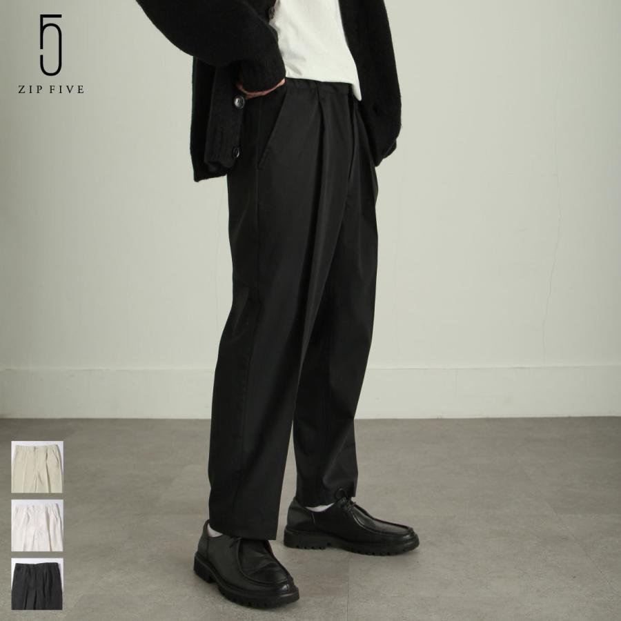 スラックス メンズ アンクルパンツ スラックスパンツ ストレートパンツ ロングパンツ ポリトロ カジュアル 33mz 33mz Zip 通販 Yahoo ショッピング