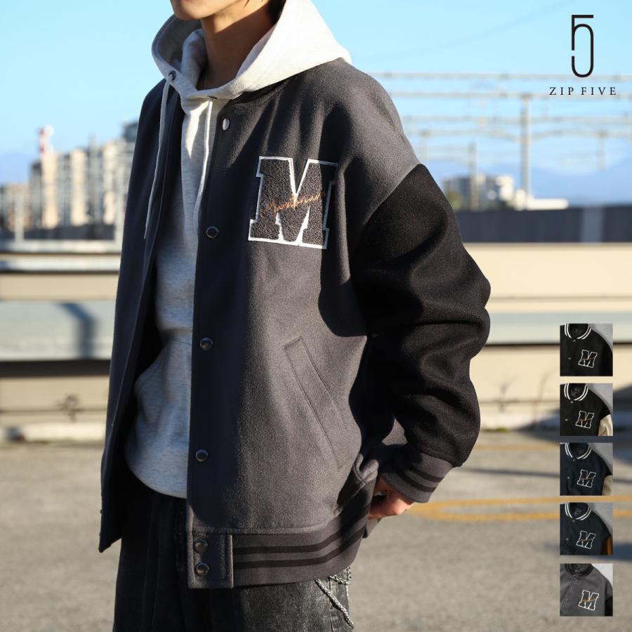 ZIP FIVE スタジャン メンズ スタジアムジャケット ジャケット ZIP FIVE スタジャン メンズ スタジアムジャケット ジャケット