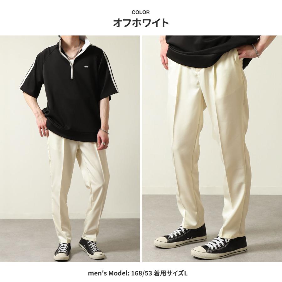ZIP FIVE スラックス メンズ テーパードパンツ 無地 ロング ZIP FIVE スラックス メンズ テーパードパンツ 無地 ロング