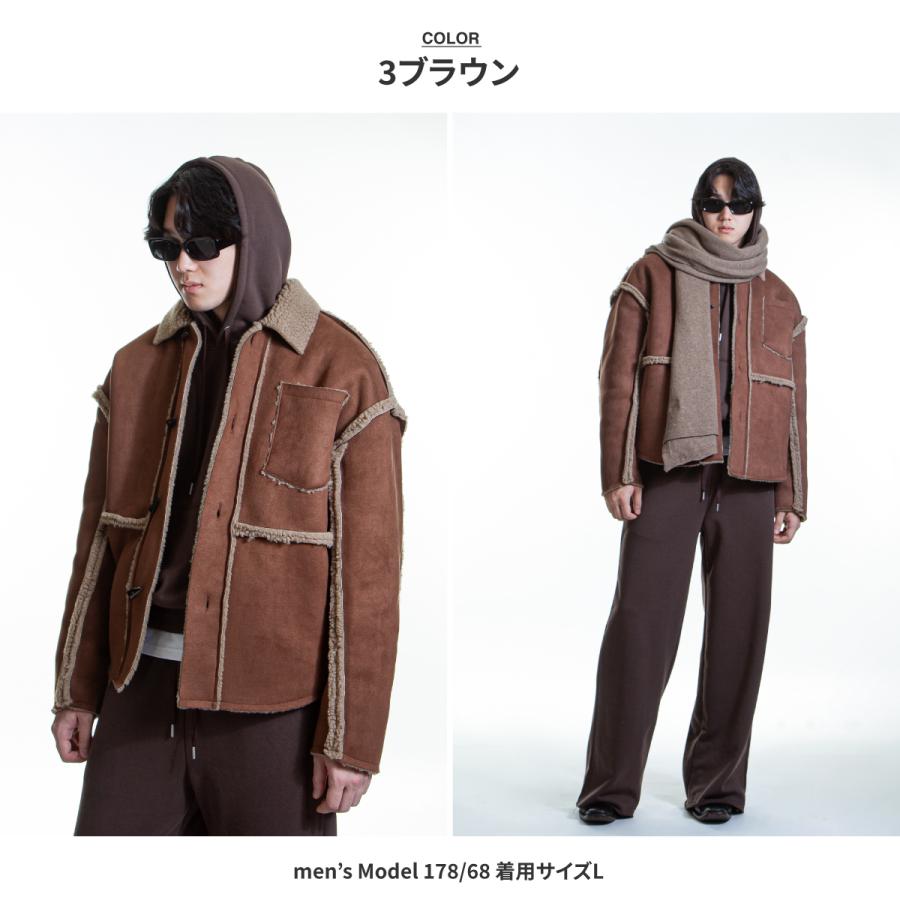 ジャケット メンズ ZIPFIVE WHITELINE アウター ムートン ジャケット メンズ ZIPFIVE WHITELINE アウター ムートン