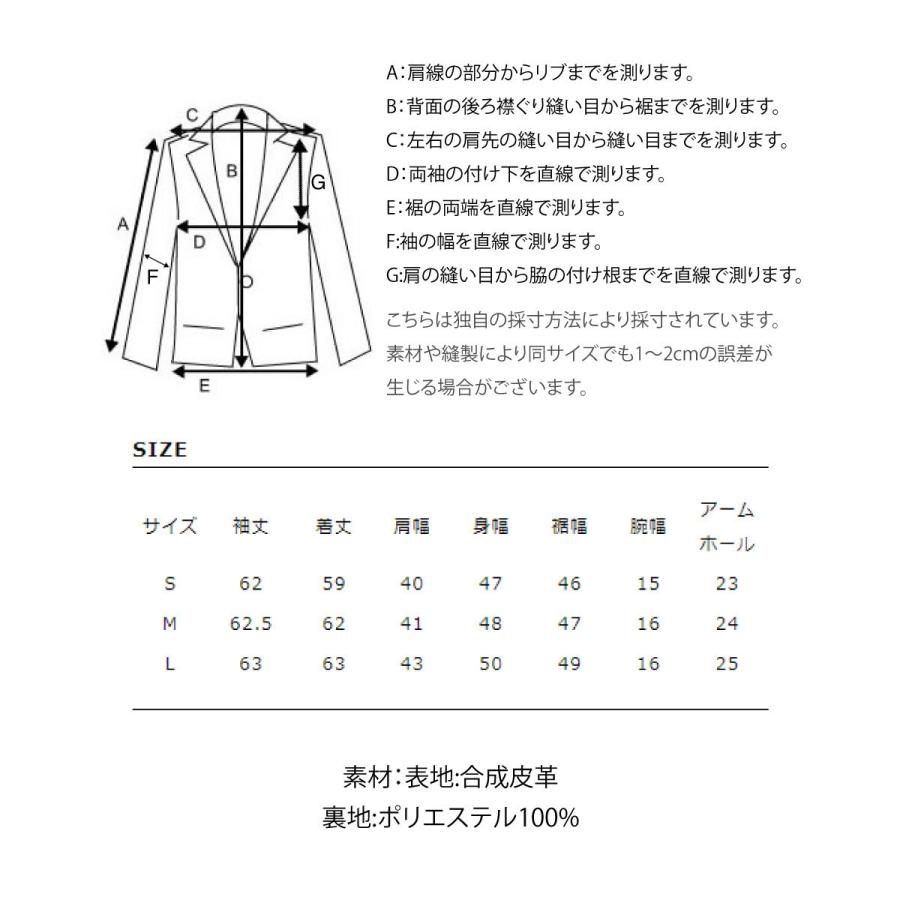ライダースジャケット メンズ ファッション 秋 秋服 秋物 (320361)｜zip｜07