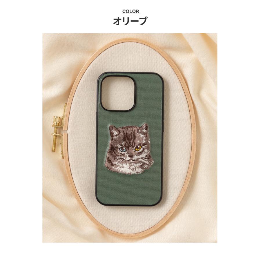 スマホケース iPhone 立体刺繍 刺繍 PUレザー (63417856) ＃｜zip｜15