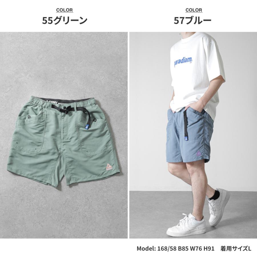 ショートパンツ メンズ クライミングパンツ ハーフパンツ ナイロンパンツ イージーパンツ 水陸両用 接触冷感 紫外線カット GERRY ジェリー (7620-7621)｜zip｜19