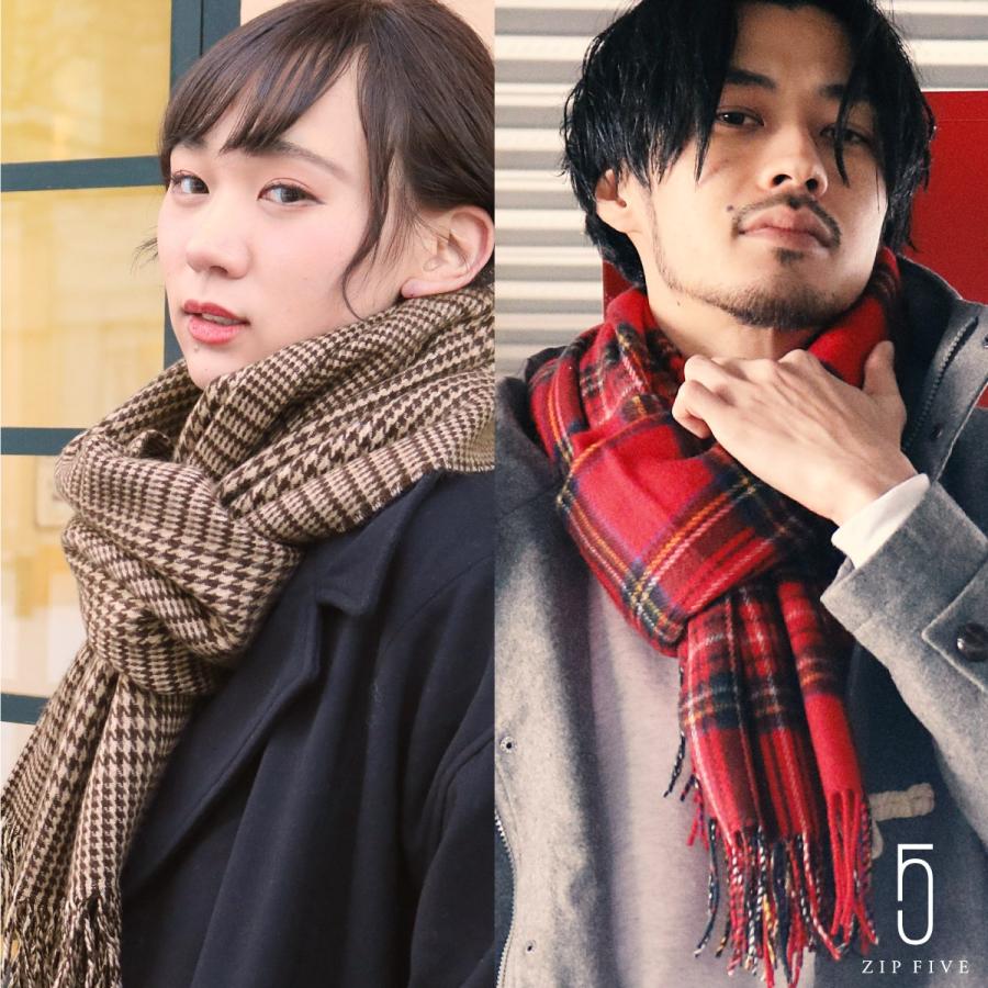 ストール マフラー メンズ ストール マフラー チェック 無地 大判
