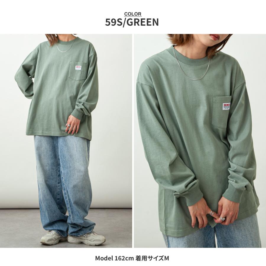 BEN DAVIS ロンT メンズ Tシャツ カットソー 長袖 ワンポイント 