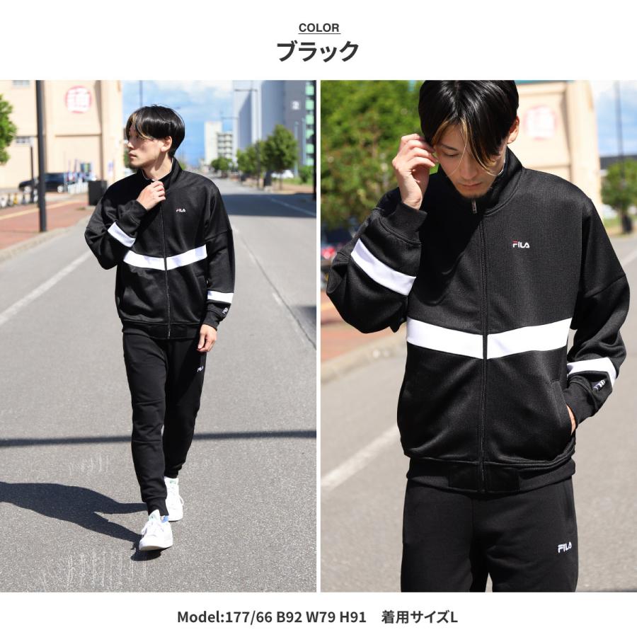 FILA トラックジャケット メンズ ジャージ ブルゾン トラックトップ スポーティ 切替 スポーツ フィラ (fh7421)｜zip｜16