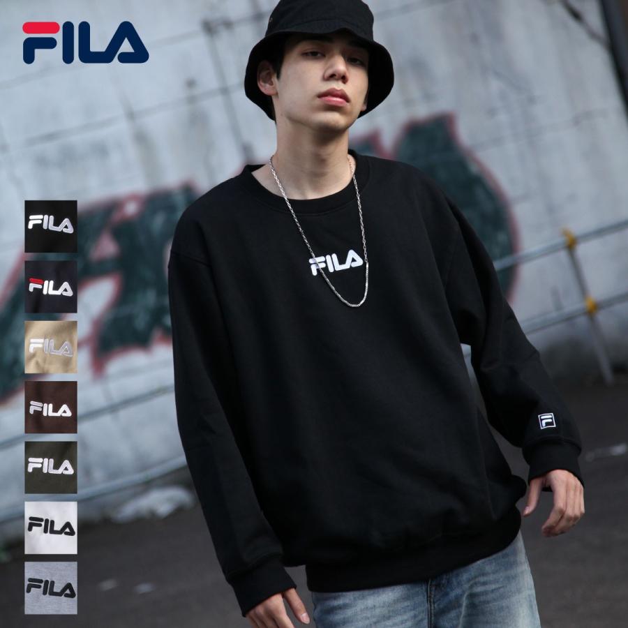 Fila トレーナー メンズ スウェット スエット ロゴ ロゴ刺繍 長袖 クルーネック ストリート Fh7636 Zip 通販 Paypayモール