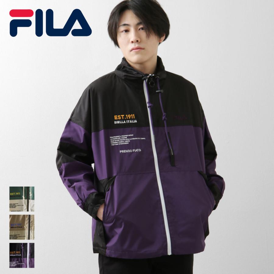 ジャケット メンズ 春アウター ライトアウター 防風 フィラ 切り替え ロゴ刺繍 ファッション Fh7840 Zip 通販 Paypayモール