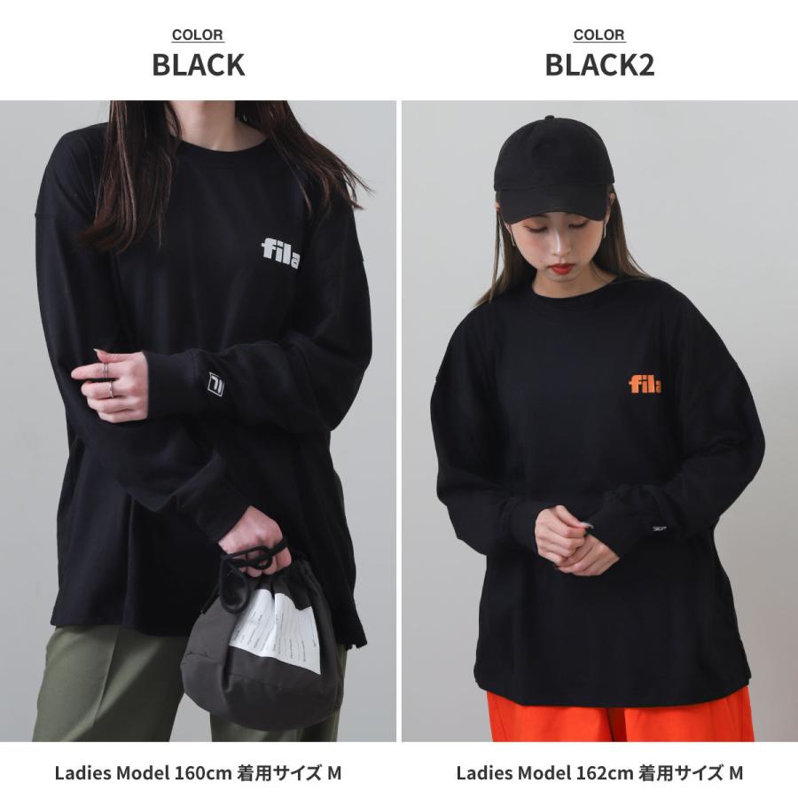 Tシャツ メンズ カットソー ロンT クルーネック 長袖 ワンポイント カレッジロゴ ロゴプリント ビッグシルエット ファッション (fh8111)｜zip｜20