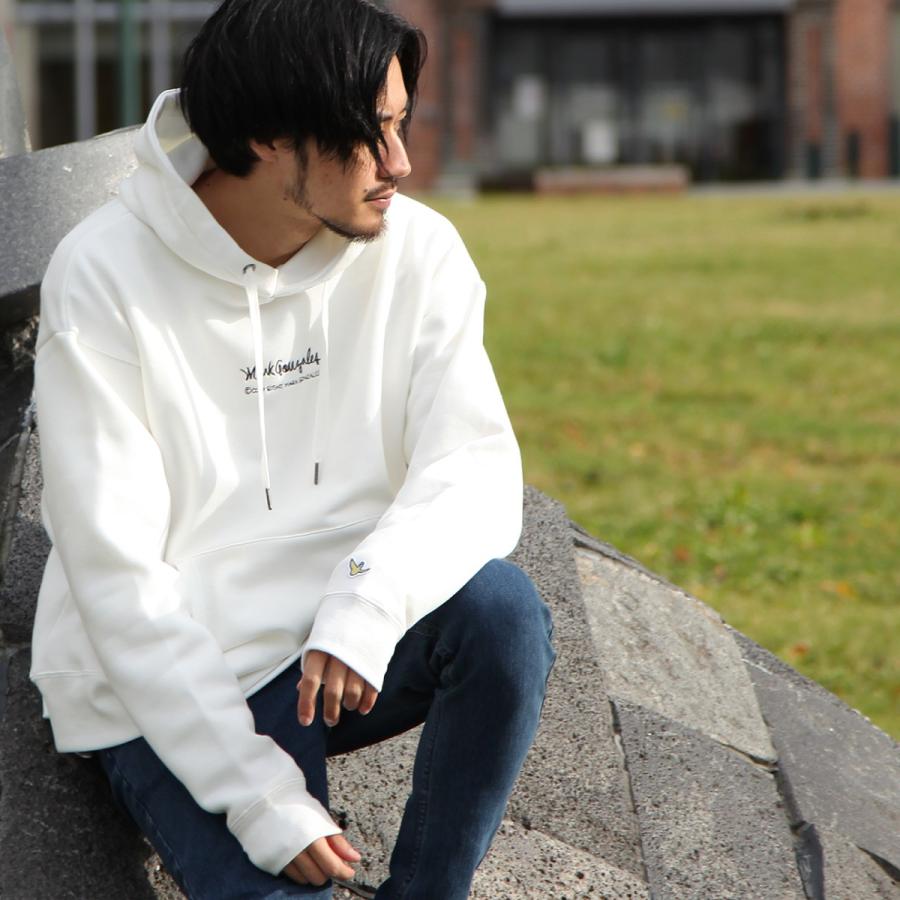 Mark Gonzales パーカー メンズ プルオーバーパーカー ルーズシルエット ビッグシルエット 秋 秋服 (mg-0031)｜zip｜32