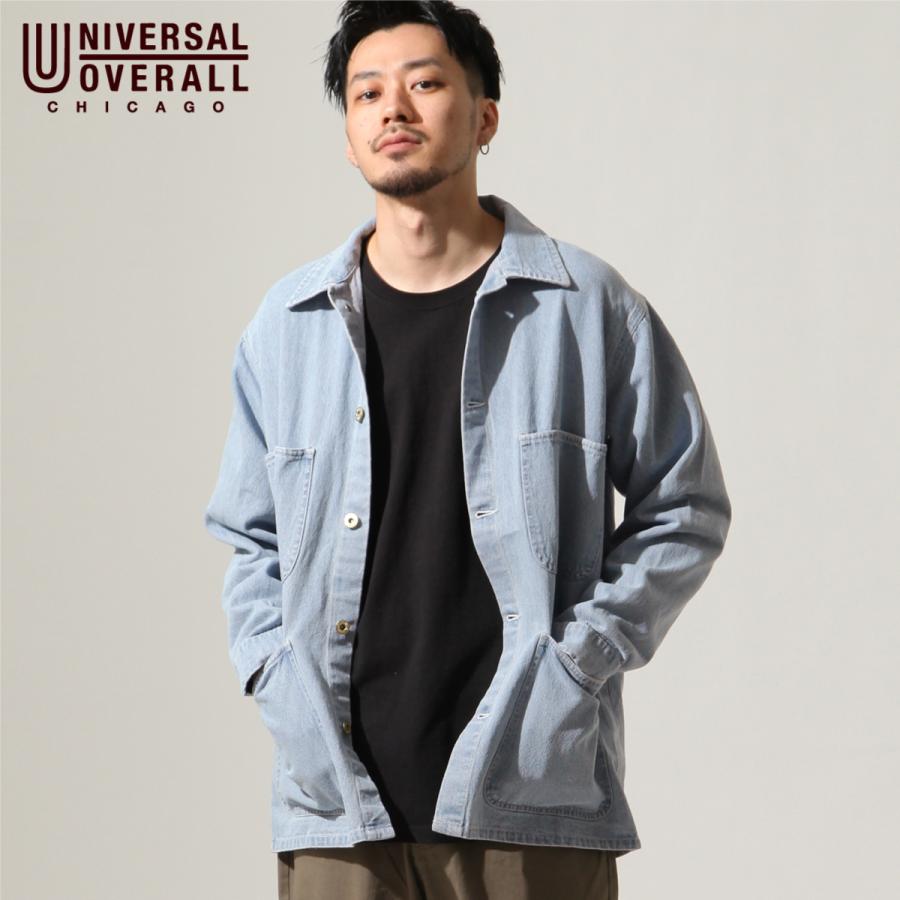 Universal Overall カバーオール メンズ ジャケット アウター デニムジャケット ユニバーサルオーバーオール U A Zip 通販 Paypayモール
