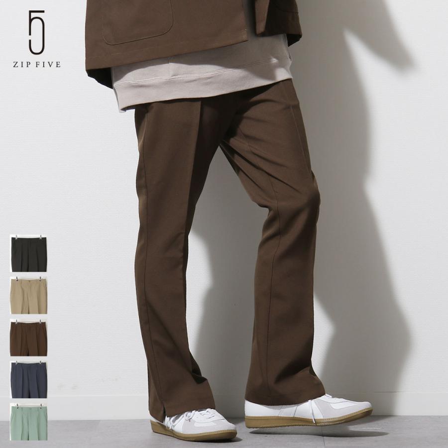 フレアパンツ メンズ スラックス サイドスリット ファッション Zp2180 Zip 通販 Paypayモール