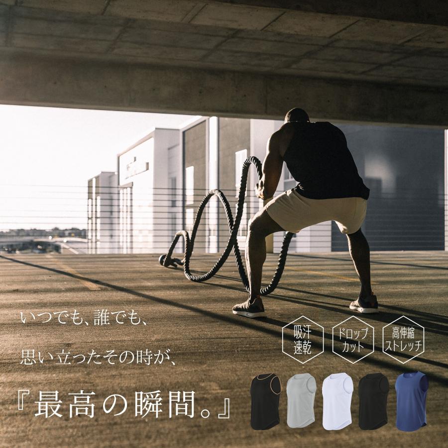 タンクトップ メンズ ノースリーブ トレーニング ジム 筋トレ スポーツウェア メッシュ 速乾 |  | 08