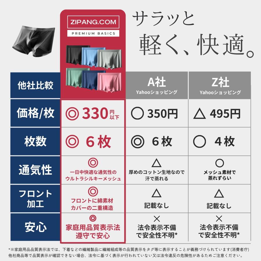 ボクサーパンツ メンズ パンツメンズ下着 メンズ下着 6枚 男性用下着 ローライズ ボクサーブリーフ |  | 04