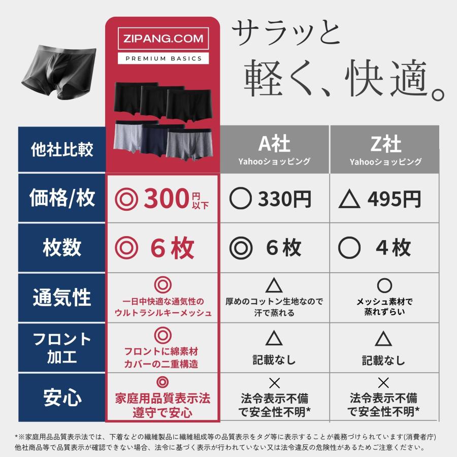 ボクサーパンツ メンズ パンツメンズ下着 メンズ下着 6枚 男性用下着 ローライズ ボクサーブリーフ |  | 04