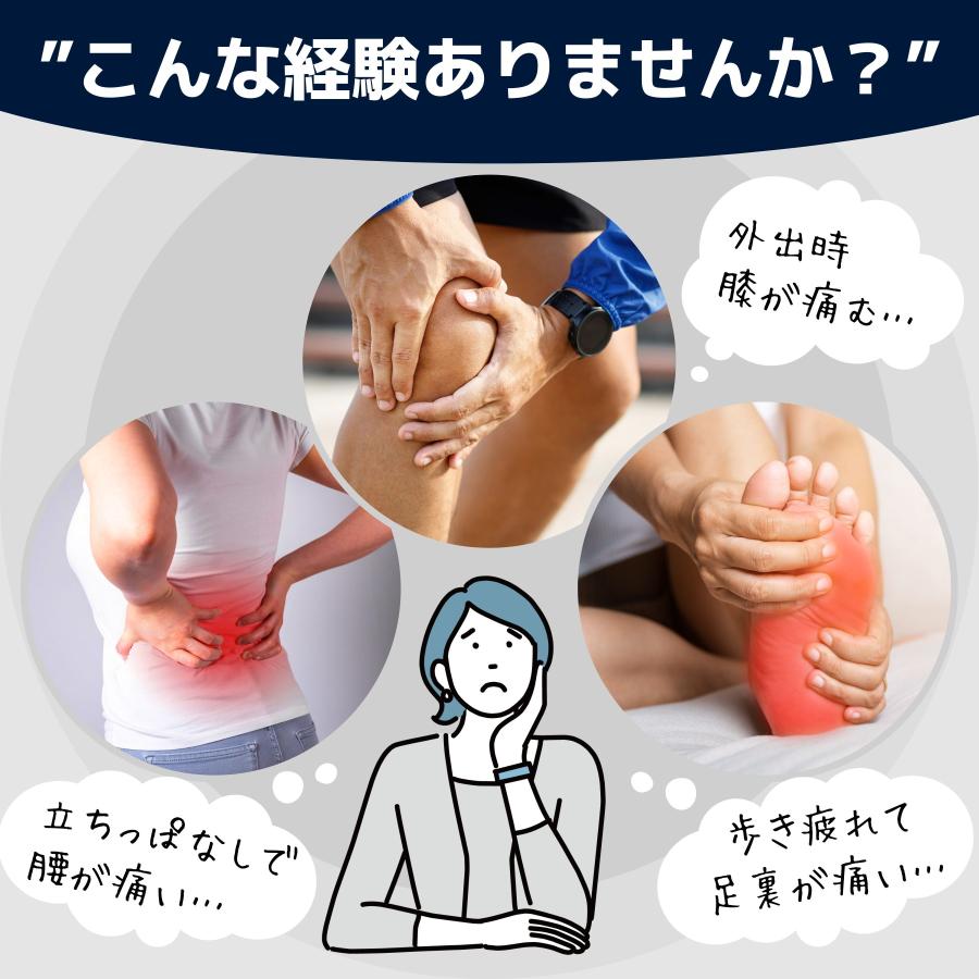 インソール 衝撃吸収 中敷き スポーツ スニーカー 疲れない 外反母趾 扁平足 o脚 足底筋膜炎 姿勢 靴 ブラック |  | 04