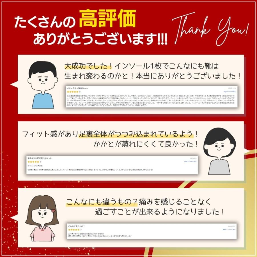 インソール 衝撃吸収 中敷き スポーツ 疲れない 足底筋膜炎 扁平足 o脚 姿勢矯正 外反母趾 スニーカー 靴 2組 |  | 01