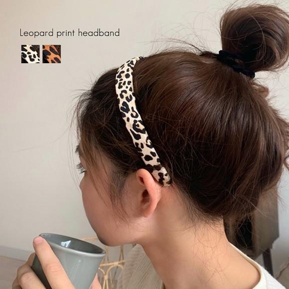 かわいい レオパード柄アクセサリー カチューシャ止め 帽子 帽子 Csjla Pe