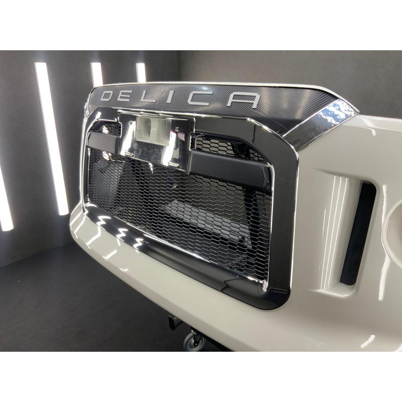 新型デリカd5 フロントロアバンパー　フロントグリル MT047 CV5W デリカ D:5 プレミアム 4WD フロント バンパー/ロア グリル