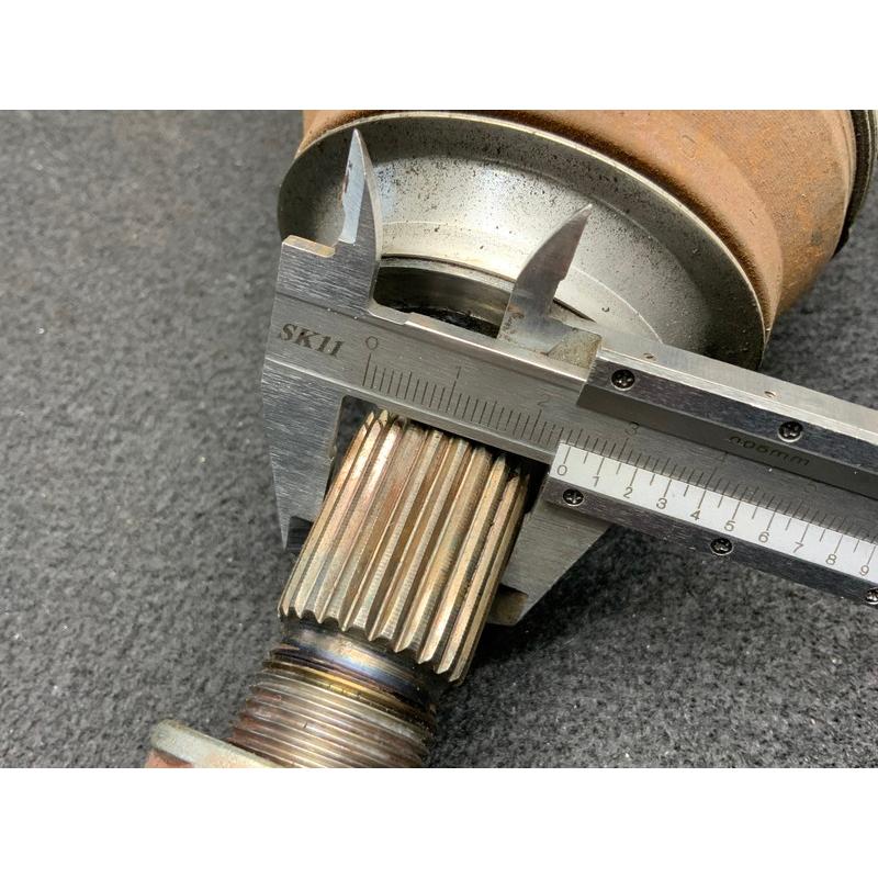 HN038 JF3 N-BOX カスタム G Lターボ 右フロント ドライブシャフト ◆シャフト径 約24.5mm/26mm ★異音/ブーツ破れ無し ○