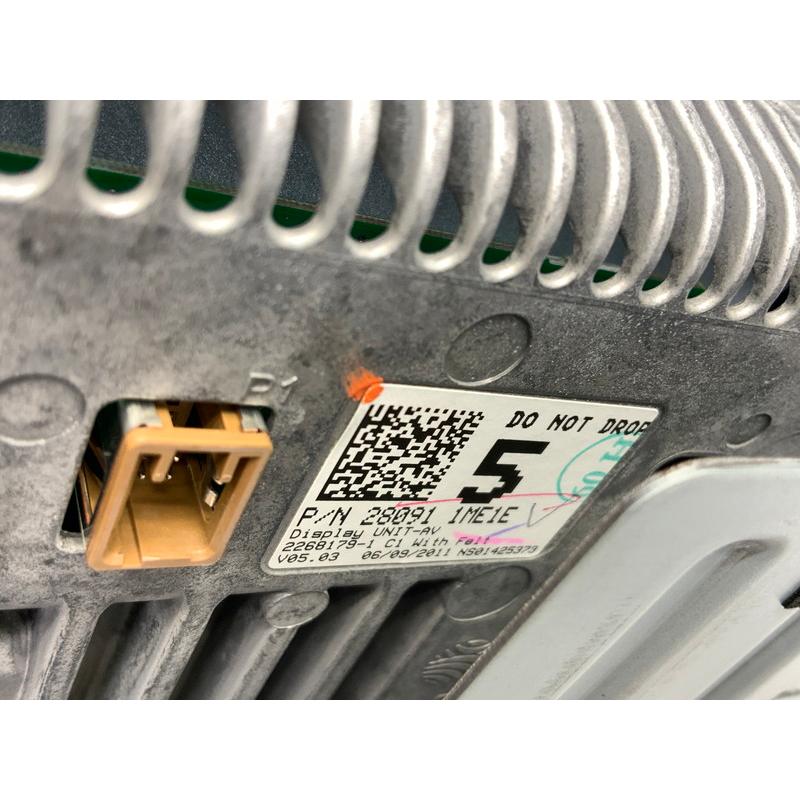 NS092 KNY51 フーガ 370GT FOUR 純正 ナビ ユニット モニター付 ◇14