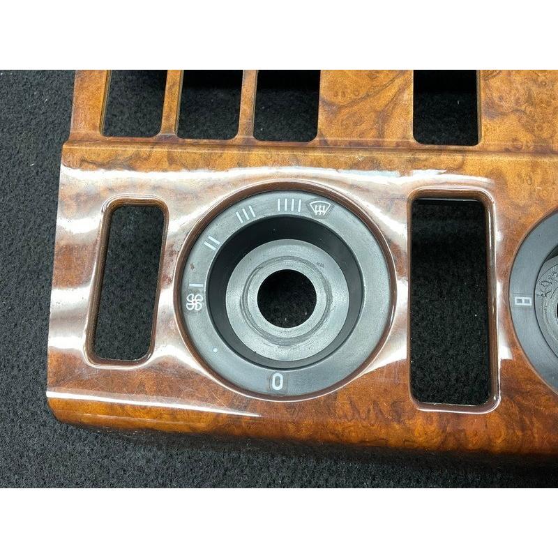 MB202 W124 E320T 後期 木目/ウッド エアコン パネル 取付部破損/ヒビ割れ有り : ジパングオートパーツ - 通販 ...