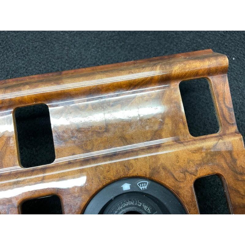 MB202 W124 E320T 後期 木目/ウッド エアコン パネル 取付部破損/ヒビ割れ有り : ジパングオートパーツ - 通販 ...