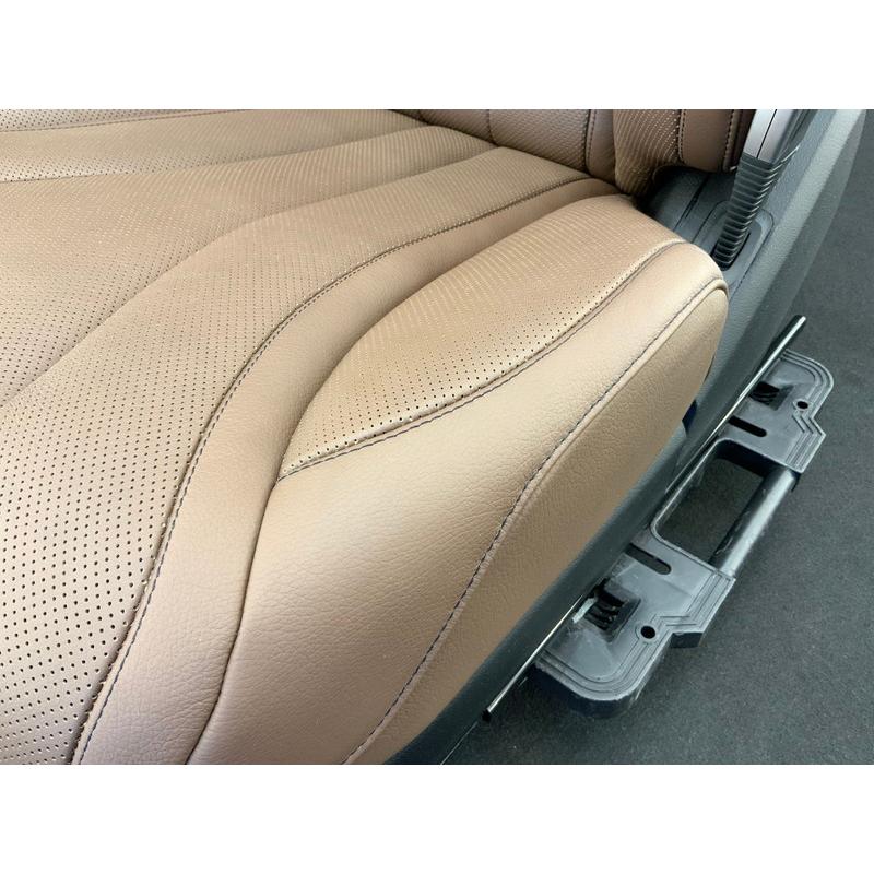 MB211 W222 S400h ラグジュアリーP 前期 電動 本革 左フロント シート 
