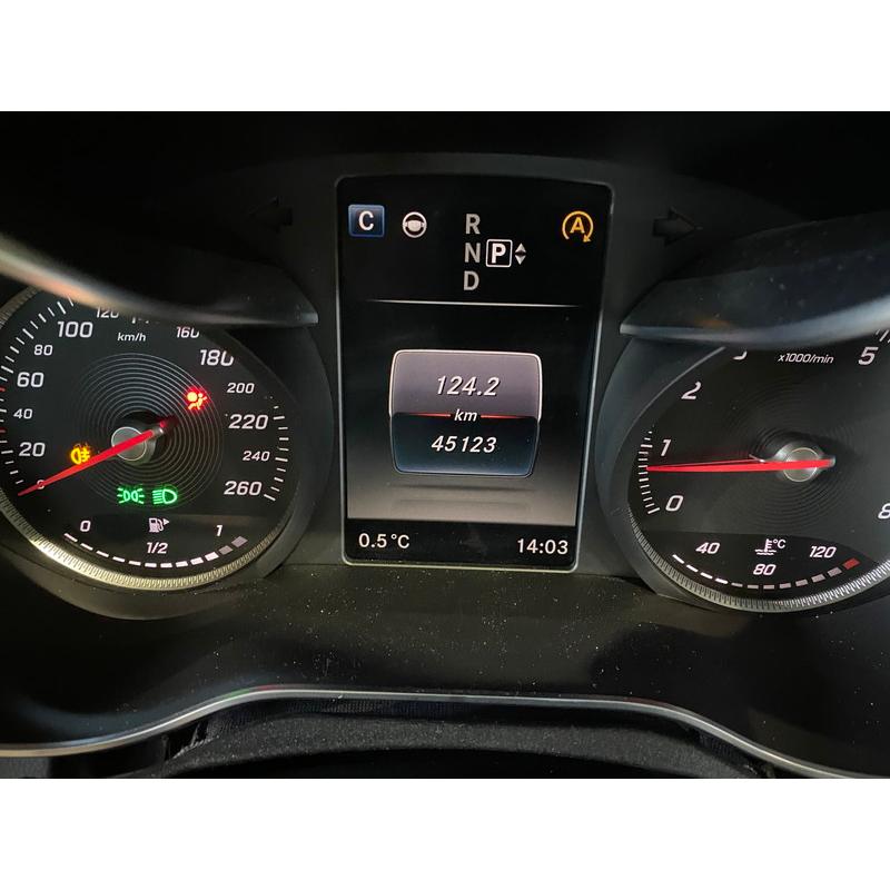 MB197 W205 C180 AV AMGスポーツ 前期 スピード メーター ◇45123km/A