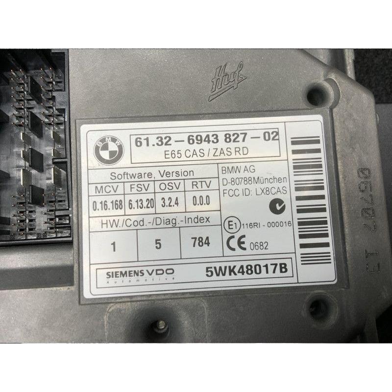 BM104 E65 HL40 740i 後期 標準 N62B40A エンジン コンピューター キー