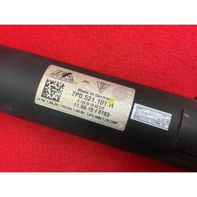 VW057 7P トゥアレグ V6 4WD フロント プロペラシャフト ◆7P0 521 101 H ★異音/ガタつき無し ○★即決★の画像