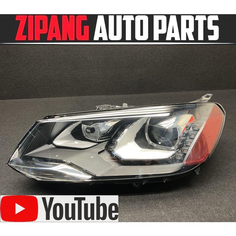 VW029 7P トゥアレグ ハイブリッド 純正 左ヘッドライト HID AFS