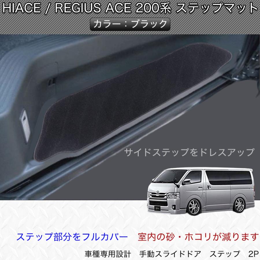 ハイエース レジアスエース 200系 適合 サイド エントランスマット