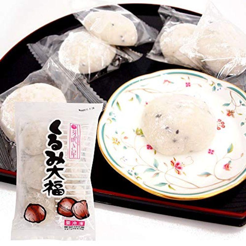 アウトレットセール 特集 岩手阿部製粉 芽吹き屋 和菓子 くるみ大福 45g 6個入り 4パック