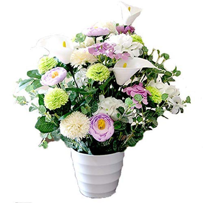 公式 ソープフラワー お供え 大 ポット 和花ホワイト 造花 ブーケ 仏花 仏壇 ペット お悔やみ 菊 枯れない お供え花 Babylonrooftop Com Au