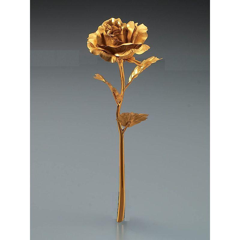 メイルオーダー 金箔 薔薇 一輪 花 クリスマス 24金 24ｋ バラ ばら プレゼント 贈り物 金運 純金 ゴールド 造花 プロポーズ 運気 Cisama Sc Gov Br