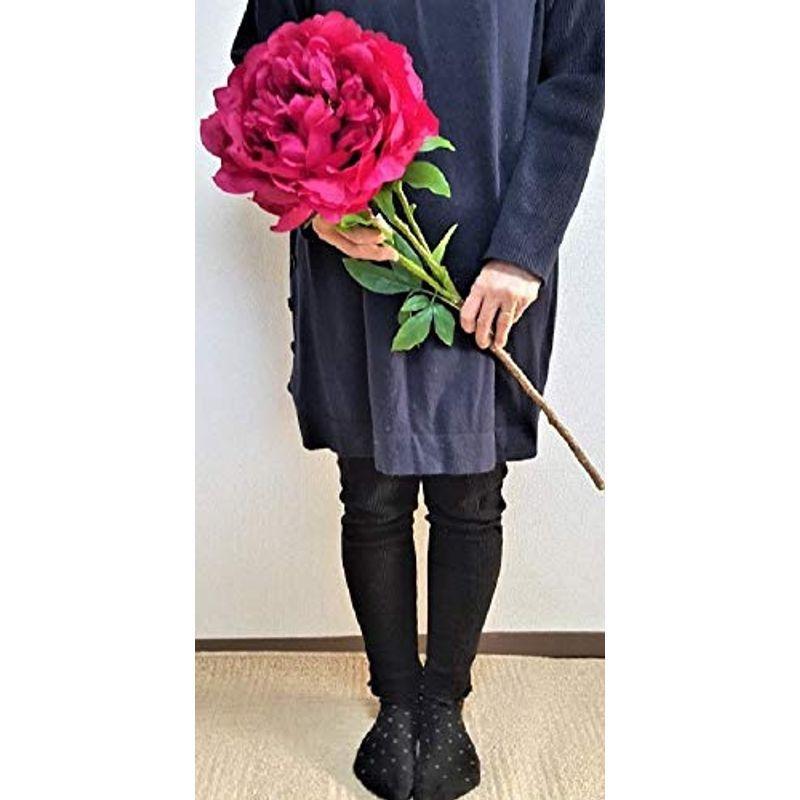 はこぽす対応商品 ジャンボピオニー 大きい花 造花 Fm 9010 ホワイト