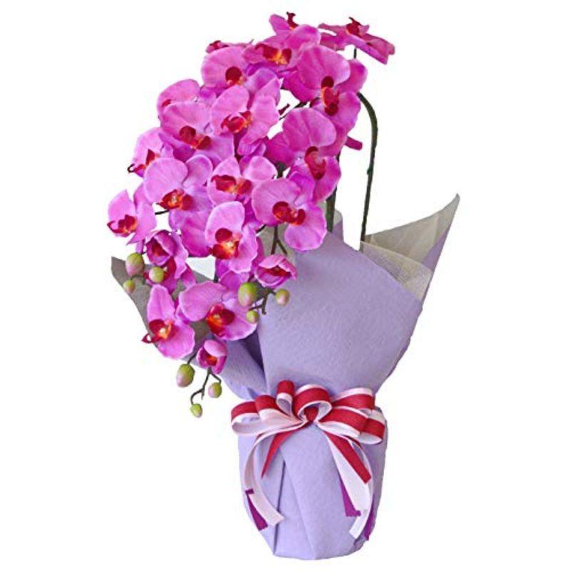 新作入荷 プレ ギフト 開店祝い 新築祝い 0704 39 Lv Hi ラベンダー 三本立 鉢植 胡蝶蘭 シルクフラワーの 光触媒加工 造花 山久 造花 アートフラワー Aliuminium Lt