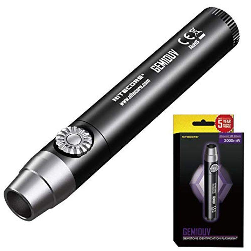 新作ウエア Nitecore Gem10uvジェム識別懐中電灯 黒 懐中電灯 ハンディライト Www Dron Ma