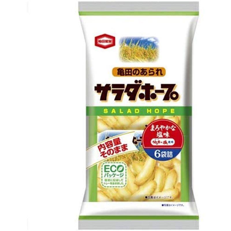 最大73%OFFクーポン 亀田製菓サラダホープ 塩味 90g×6袋 spurs.sc