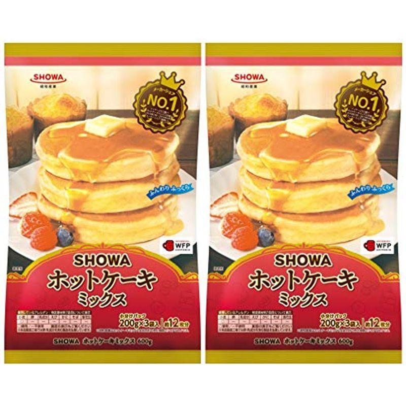 昭和産業 Showa ホットケーキミックス 600g 2袋 蔵