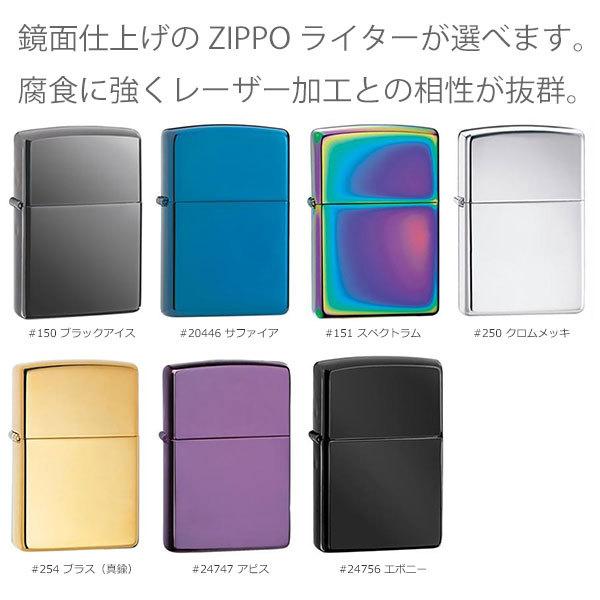 カスタムオーダーZIPPO 自分でデザインできる レーザー加工 名入れオリジナル ジッポ ライター 1個から製作可 消耗品付属 ギフトセット｜zippo-flamingo｜04