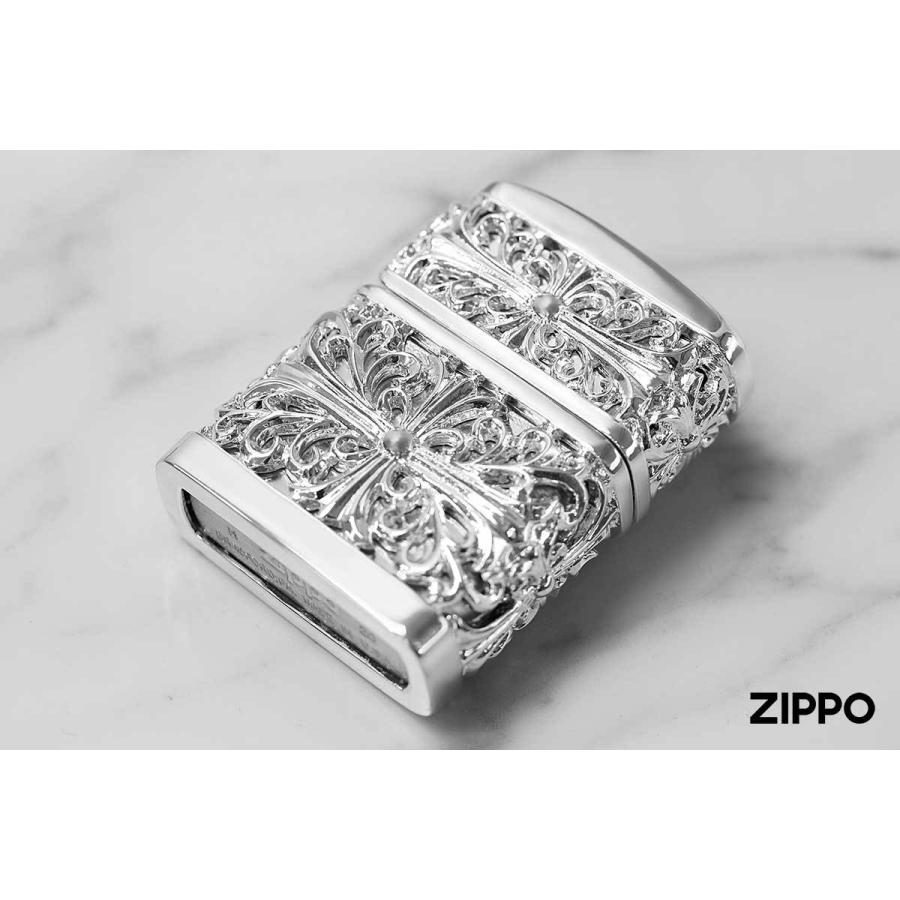ZIPPO（ジッポー） ジッポライター クロス 十字架 メタル ジャケット