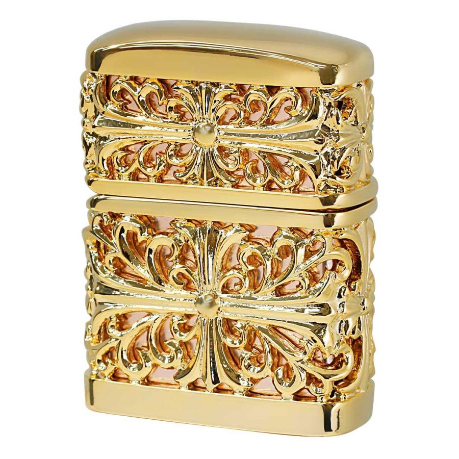 Zippo ジッポライター クロス 十字架 メタル ジャケット ピンク 