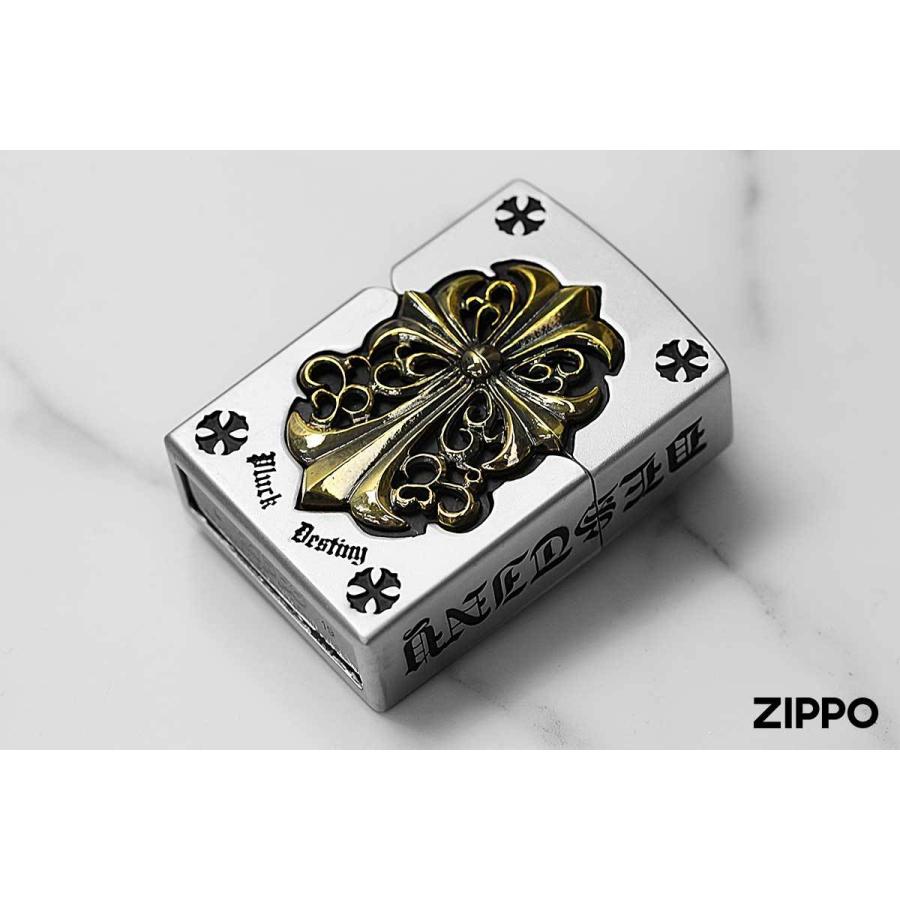 ZIPPO（ジッポー） ジッポライター クロス 十字架 フルメタル