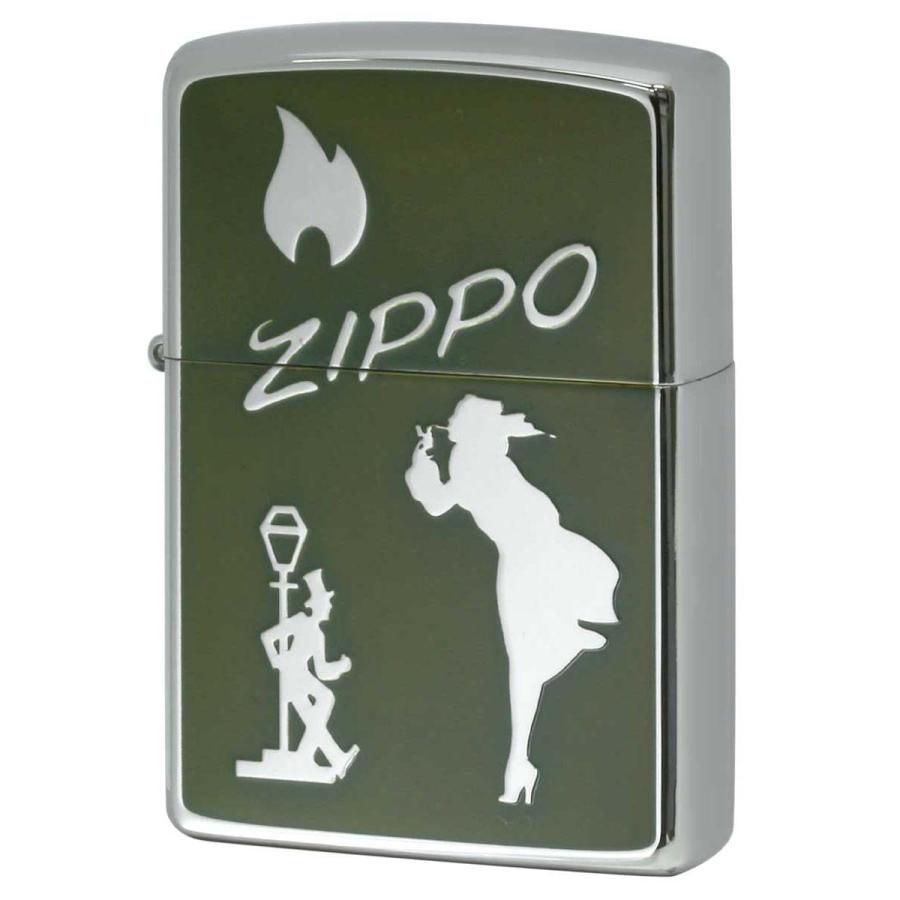 Zippo ジッポライター ウインディ ドランク 炎 アイコンフレーム 
