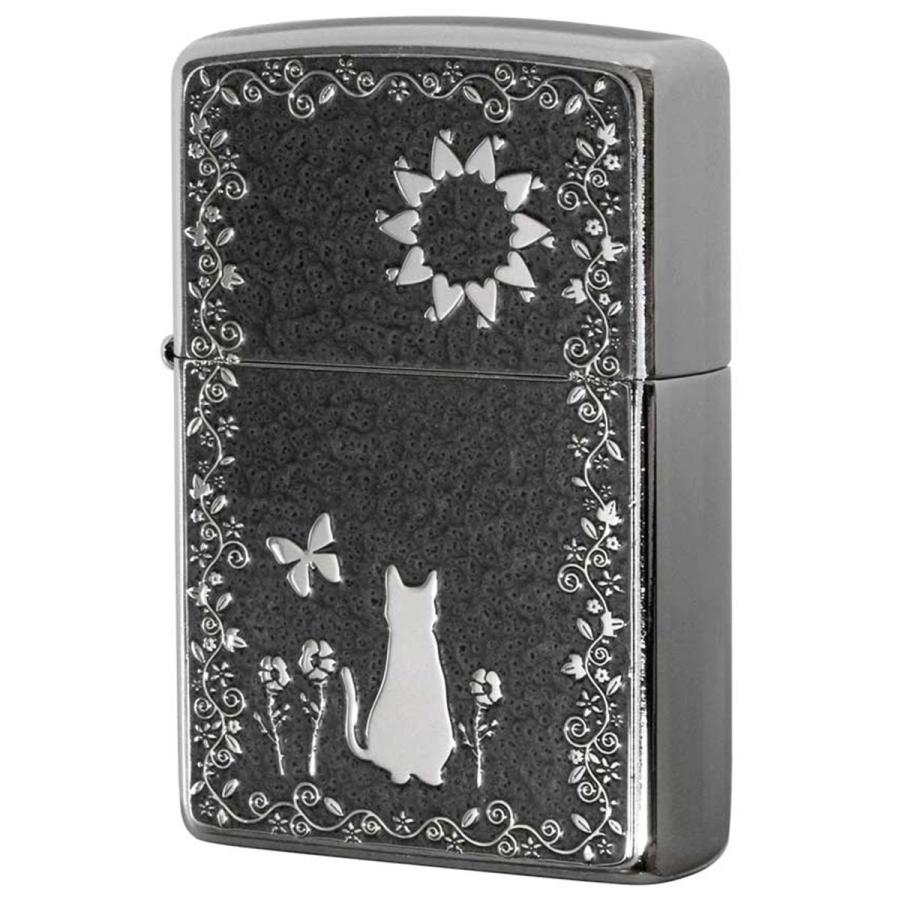 ZIPPO（ジッポー） ジッポライター ネコ 猫 Cat グレー ＃200 メタル 