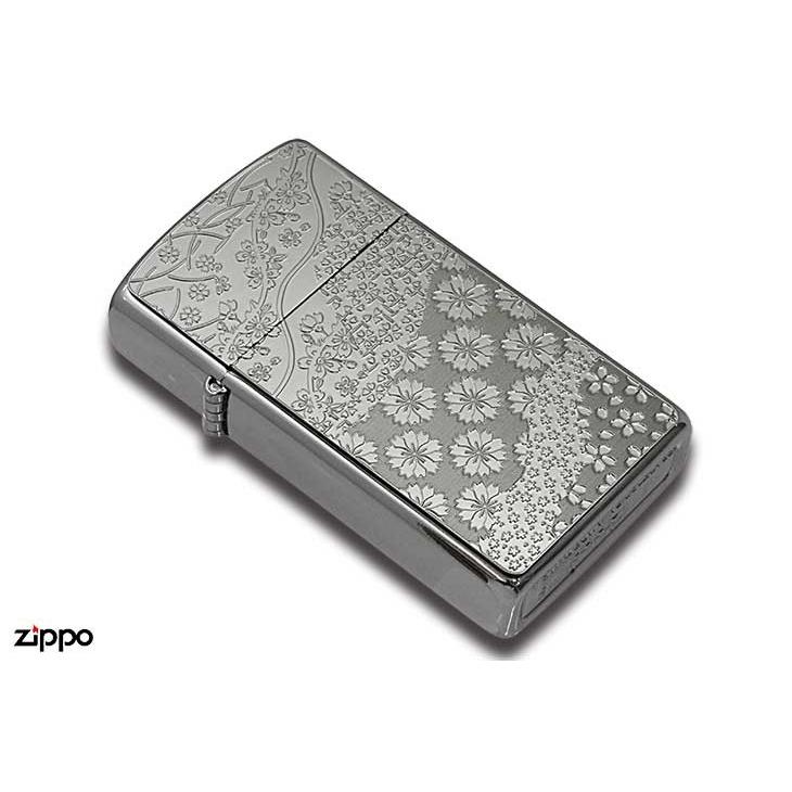 Zippo ジッポライター Metal Plate 真鍮板メタルプレート 16MP-桜 メール便可