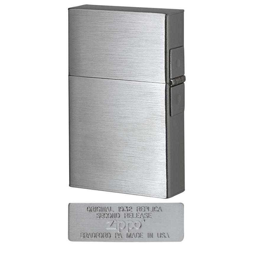 Zippo ジッポライター 1932レプリカ ブラッシュドクローム セカンド 