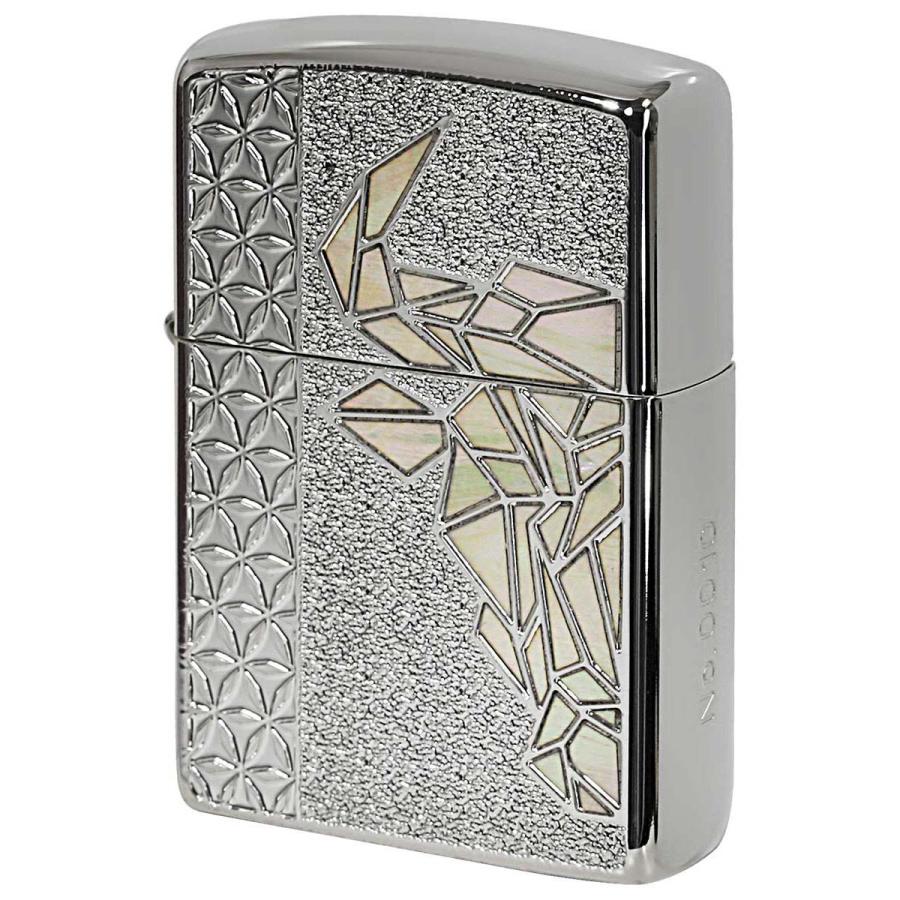 シェル Zippo ジッポライター アーマー ブル 牛 貝 銀メッキ シェル Zippo ジッポライター アーマー ブル 牛 貝 銀メッキ